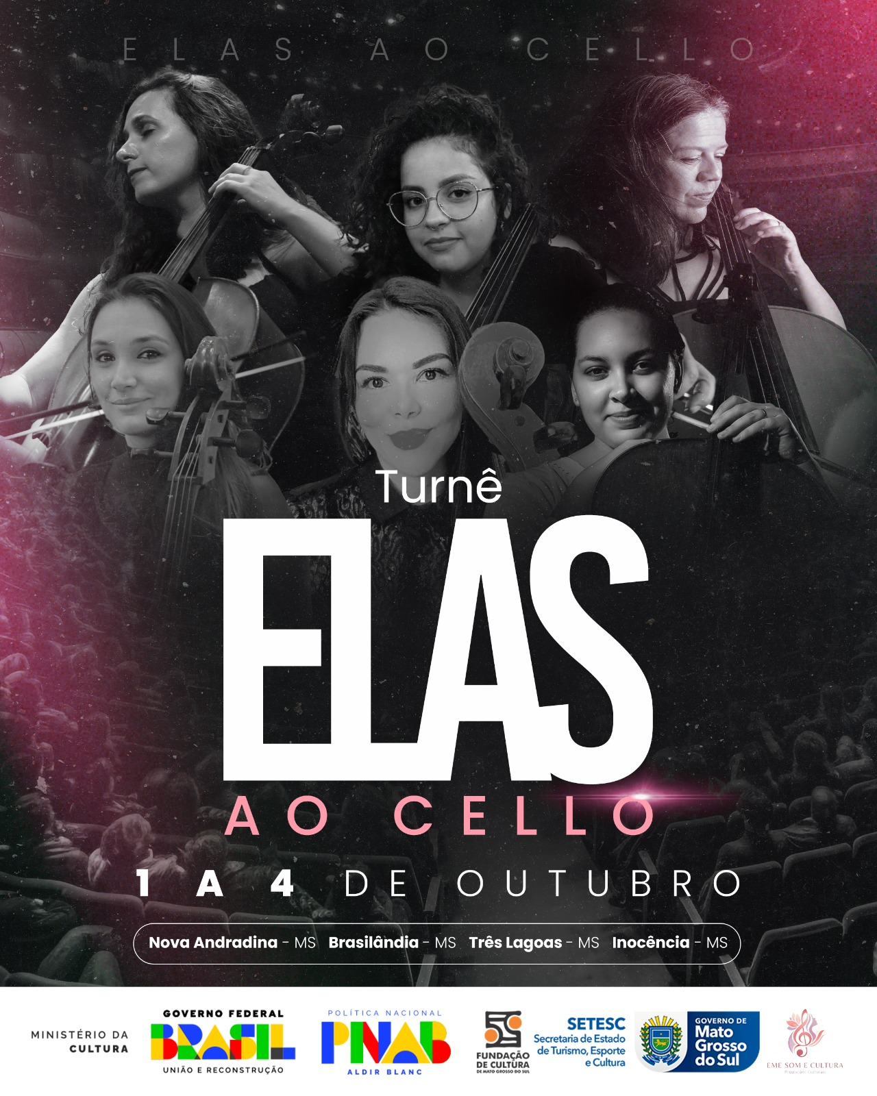 Elas ao Cello - 6 mulheres cellistas